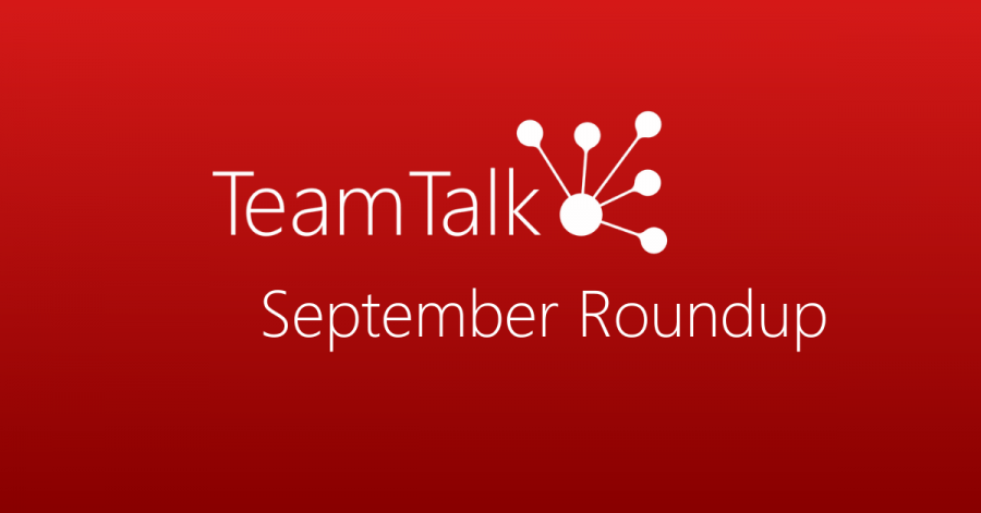 TeamKinetic TeamTalk September Roundup