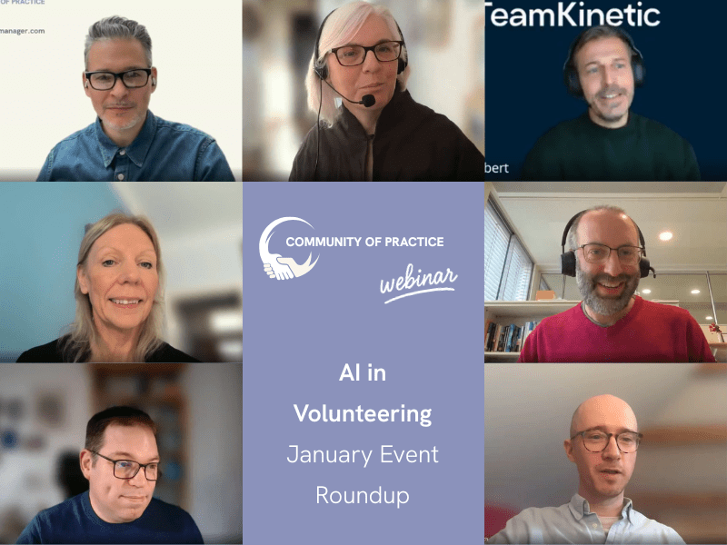 We were joined by: Amanda Naylor OBE (Chief Executive of Volunteering Matters). Ross McCullough (Founder of Third Sector Lab). Daniel King (VCSE Data Observatory). Andrew Newman (The Open Data Institute).